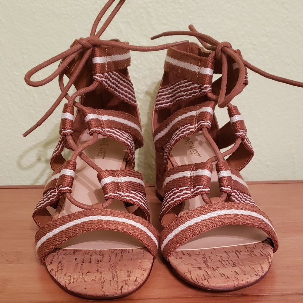 Nine West Sandals with Cork heel - BRAND NEW 7.5